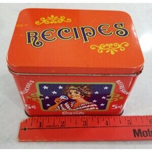 Coca-cola recipe tin vintage
